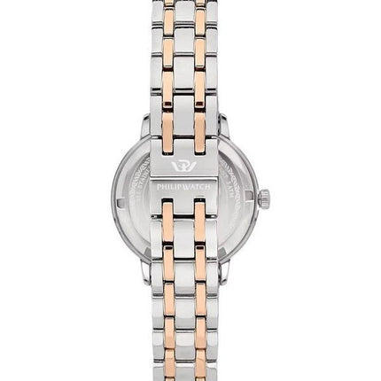 Reloj Philip Watch Audrey de acero inoxidable con esfera blanca y cuarzo R8253150510 para mujer