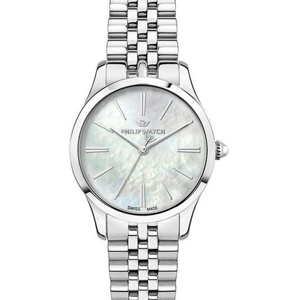 Reloj Philip Watch Grace de acero inoxidable con esfera de nácar y cuarzo R8253208517 100M para mujer