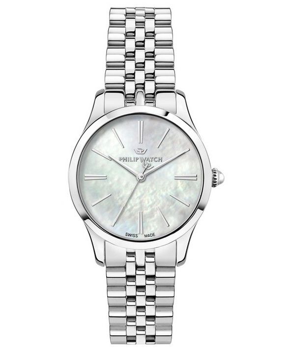 Reloj Philip Watch Grace de acero inoxidable con esfera de nácar y cuarzo R8253208517 100M para mujer