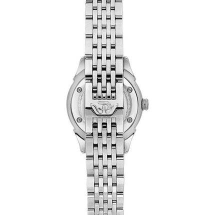 Philip Watch Roma Reloj de mujer de acero inoxidable con esfera blanca y cuarzo R8253217506 con correa adicional