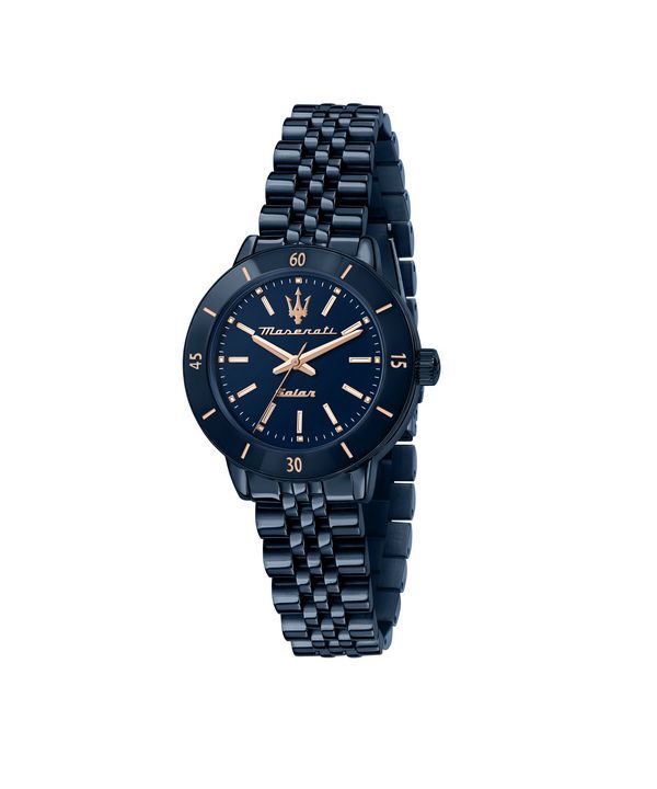 Maserati Stainless Steel Blue Dial Solar R8853149501 Womens Watch