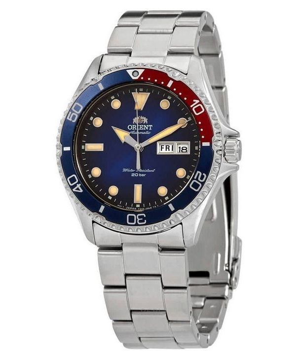 Orient Mako Kamasu Dial azul Automático Diver&#39,s RA-AA0812L19B 200M Reloj para hombre