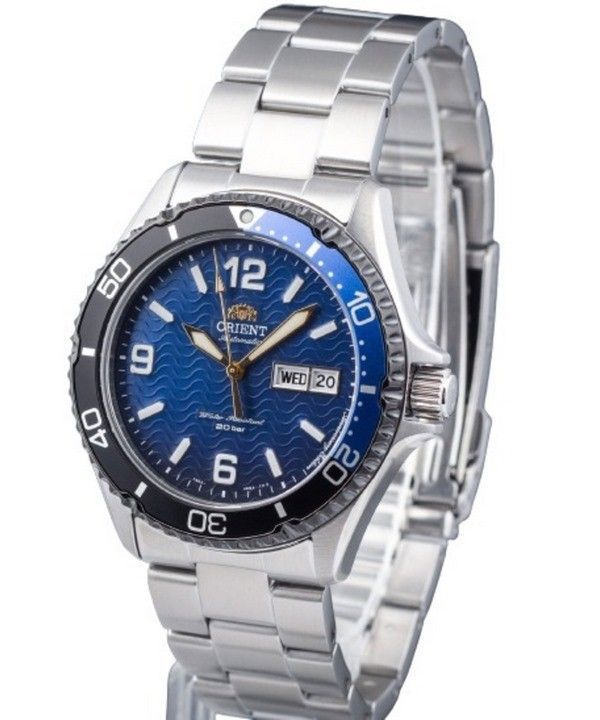 Reloj para hombre Orient Sports Mako 20.º aniversario Edición limitada con esfera azul automático Diver&#39,s RA-AA0822L19B 200M