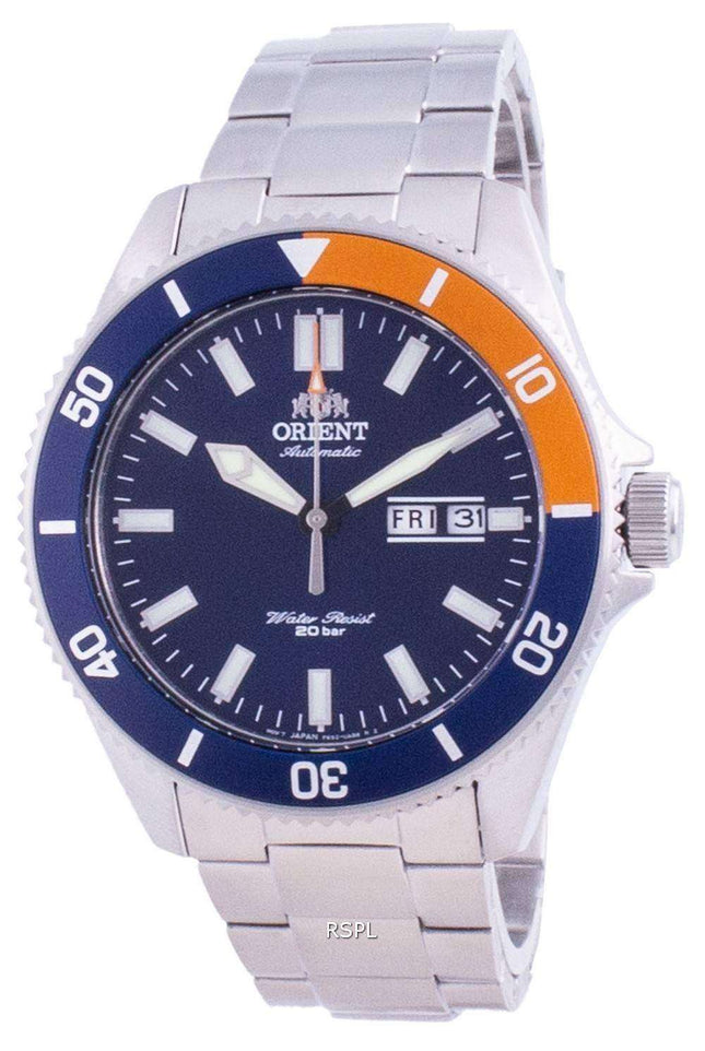 Reloj para hombre de acero inoxidable con esfera azul de Oriente automÃ¡tico RA-AA0913L19B 200M