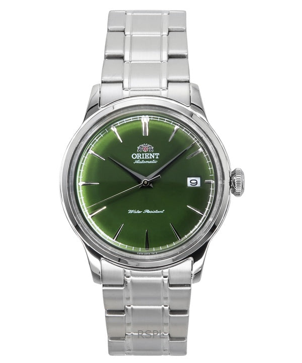 Reloj Orient Bambino automático de acero inoxidable con esfera verde hierba RA-AC0M09E para hombre