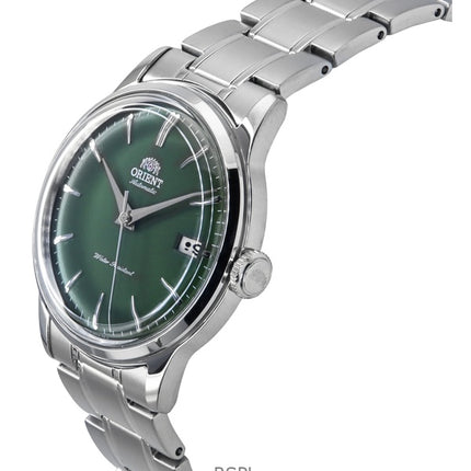 Reloj Orient Bambino automático de acero inoxidable con esfera verde hierba RA-AC0M09E para hombre