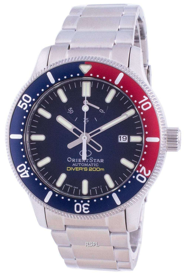 Orient Star Automatic Diver&#39,s RE-AU0306L00B Japan Made 200M Reloj para hombre