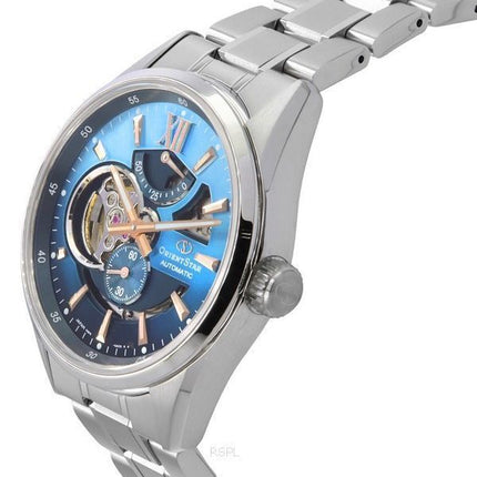 Reloj para hombre Orient Star Contemporary Edición limitada con corazón abierto y esfera azul automático RE-AV0122L00B 100M con