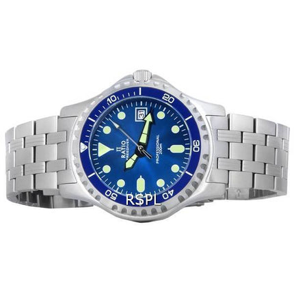 Ratio FreeDiver Professional Zafiro Azul Sunray Dial Cuarzo RTF007 200M Reloj para hombre