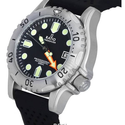 Reloj para hombre Ratio FreeDiver Professional Sapphire Black Dial Automatic RTF015 500M