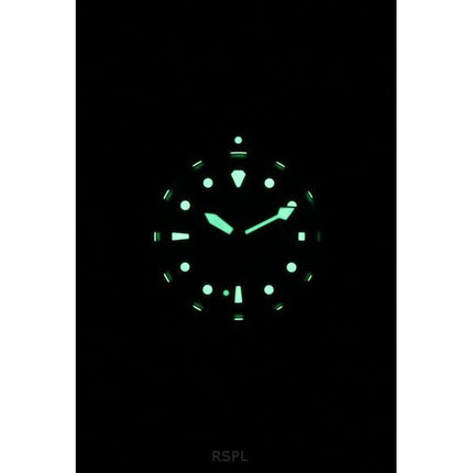 Reloj de cuarzo Ratio FreeDiver con esfera negra, acero inoxidable y zafiro RTFL800 200M para mujer