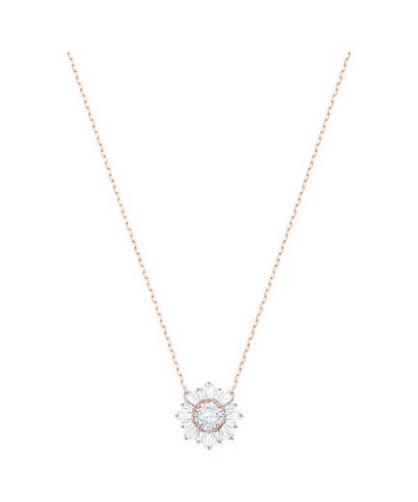 Colgante Swarovski Idyllia bañado en oro rosa y circonitas 5451376 para mujer