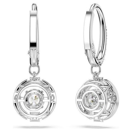 Pendientes colgantes con baño de rodio y circonitas Swarovski Una 5504652 para mujer