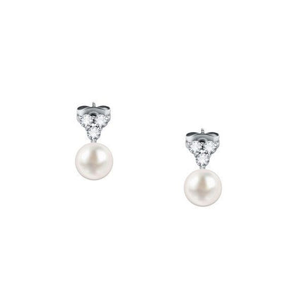 Morellato Perla Silver Tone Earrings SAER52 For Women