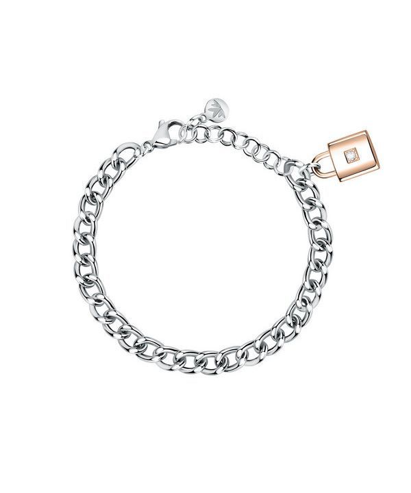 Morellato Abbraccio Stainless Steel And Bronze Bracelet SAUB10 For Women