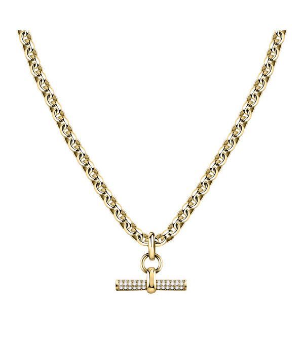 Morellato Abbraccio Gold Tone Stainless Steel Necklace SAUC02 For Women