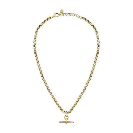 Morellato Abbraccio Gold Tone Stainless Steel Necklace SAUC02 For Women