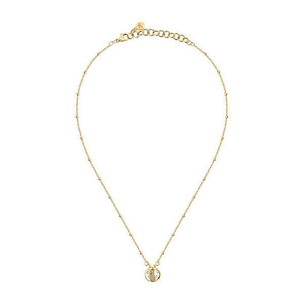 Morellato Istanti Gold Tone Stainless Steel Necklace SAVZ03 For Women