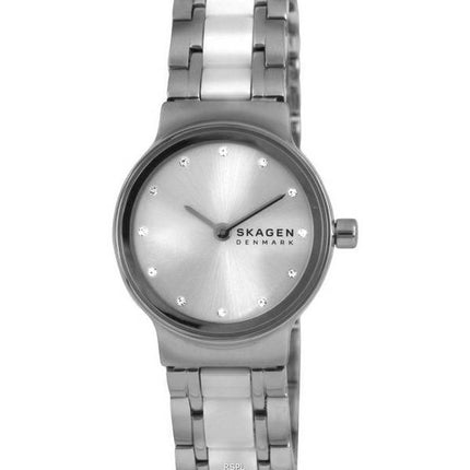 Skagen Freja Lille Acero inoxidable Esfera blanca Cuarzo SKW3010 Reloj para mujer