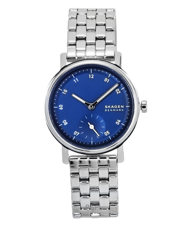 Reloj de cuarzo Skagen Kuppel Lille de acero inoxidable con esfera azul SKW3129 para mujer