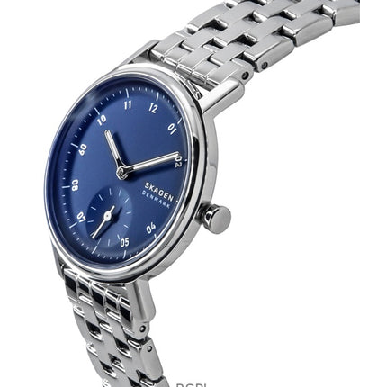 Reloj de cuarzo Skagen Kuppel Lille de acero inoxidable con esfera azul SKW3129 para mujer