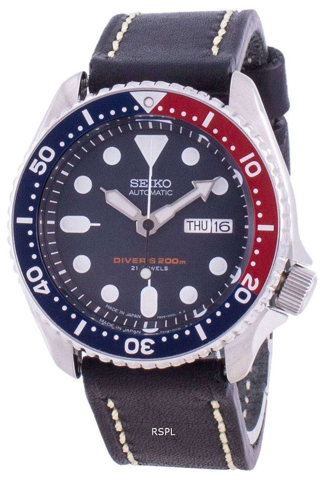 Reloj para hombre Seiko Automatic Diver's Black Dial SKX009J1-var-LS16 200M