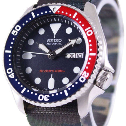 Reloj para hombre Seiko Automatic Diver's 200M Army OTAN SKX009K1-NATO5