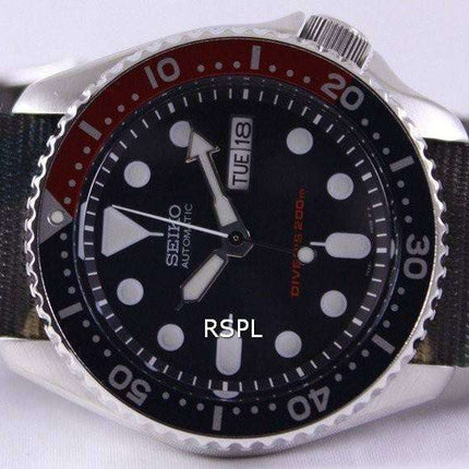 Reloj para hombre Seiko Automatic Diver's 200M Army OTAN SKX009K1-NATO5