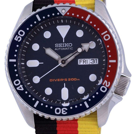 Reloj para hombre Seiko Automatic Diver&#39,s Polyester SKX009K1-var-NATO26 200M