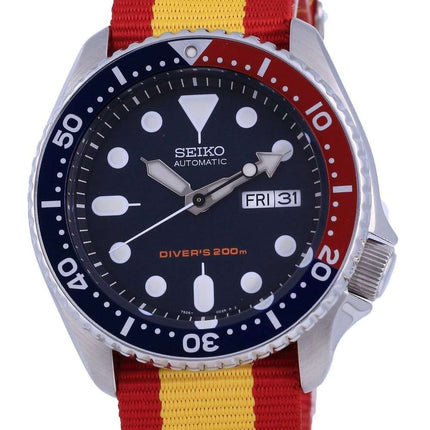 Reloj para hombre Seiko Automatic Diver&#39,s Polyester SKX009K1-var-NATO29 200M