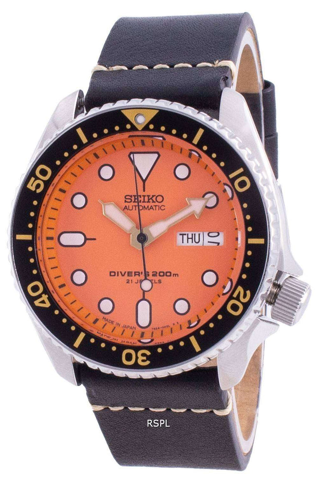 Seiko Automatic Diver's SKX011J1-var-LS20 200M Reloj para hombre hecho en Japón