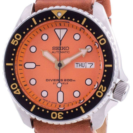 Seiko Automatic Diver&#39,s SKX011J1-var-LS21 200M Reloj para hombre hecho en Japón