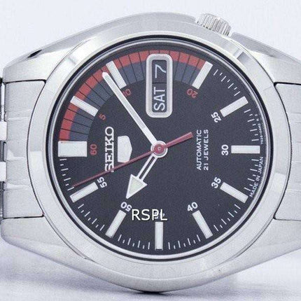 Seiko 5 automático Japón hizo 21 joyas SNK375 SNK375J1 SNK375J Watch de Men