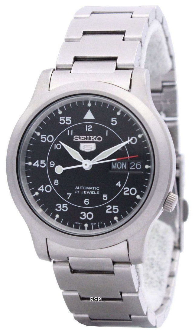 Reloj Seiko 5 automático SNK809K1 SNK809K SNK809 21 joya varonil