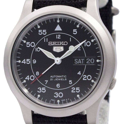 Seiko 5 militar automático nylon SNK809K2 reloj de los hombres