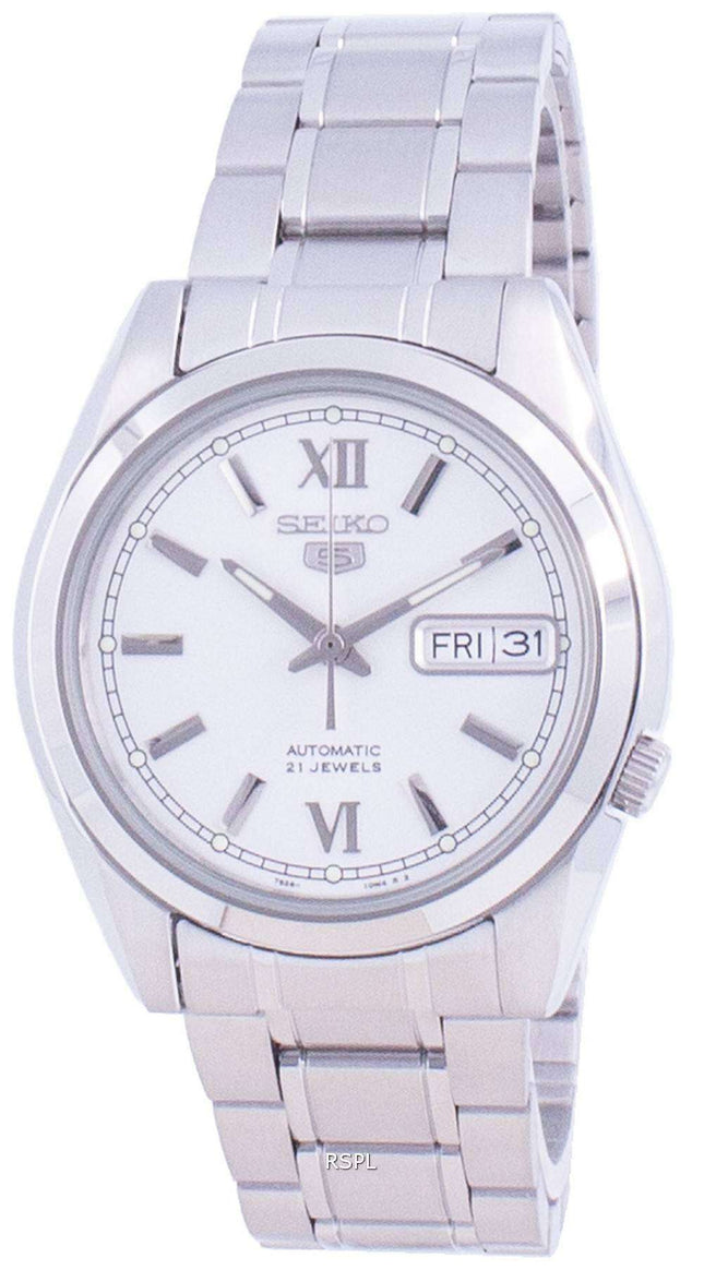 Reloj para hombre Seiko 5 automático plateado SNKL51 SNKL51K1 SNKL51K