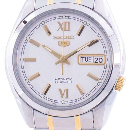 Reloj Seiko 5 automático con esfera blanca SNKL57 SNKL57K1 SNKL57K para hombre