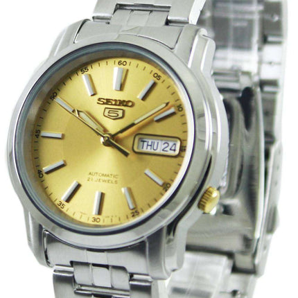 Reloj Seiko 5 Automatic 21 joyas SNKL81K1 SNKL81K de los hombres