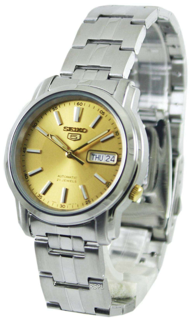 Reloj Seiko 5 Automatic 21 joyas SNKL81K1 SNKL81K de los hombres