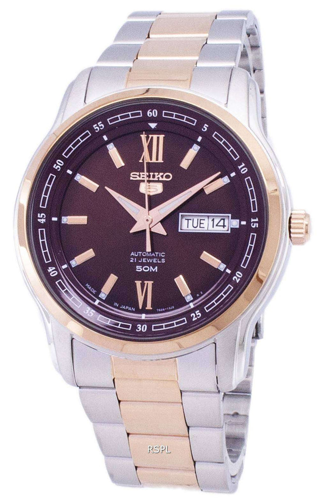 Seiko 5 Japón automático clásico hizo SNKP18 SNKP18J1 SNKP18J Watch de Men