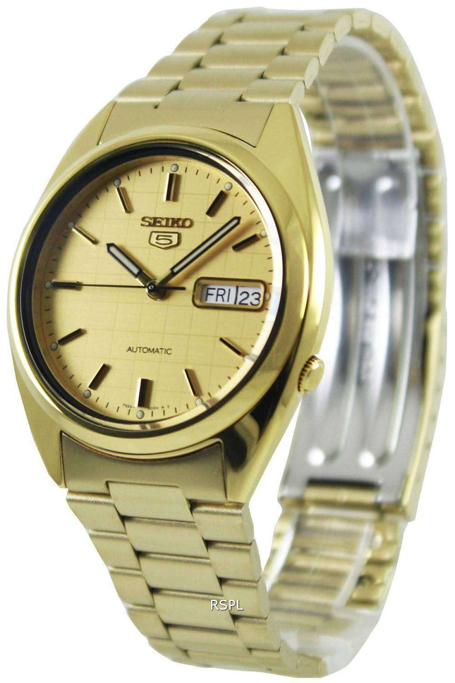 Seiko 5 Automatic Gold dial SNXL72K1 SNXL72K reloj de caballero