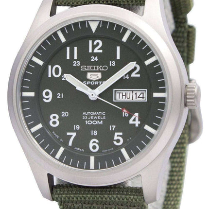 Seiko 5 Military Automatic Sports Japan Made SNZG09 SNZG09J1 SNZG09J Reloj para hombre