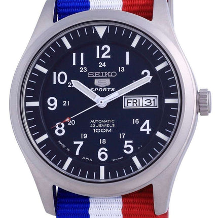 Seiko 5 Sports Automatic Polyester SNZG11J1-var-NATO25 100M Reloj para hombre