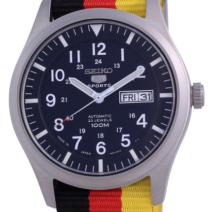 Seiko 5 Sports Automatic Polyester SNZG11J1-var-NATO26 100M Reloj para hombre