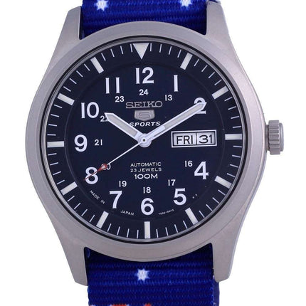 Seiko 5 Sports Automatic Polyester SNZG11J1-var-NATO30 100M Reloj para hombre