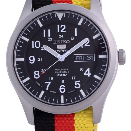 Seiko 5 Sports Automatic Polyester SNZG15J1-var-NATO26 100M Reloj para hombre