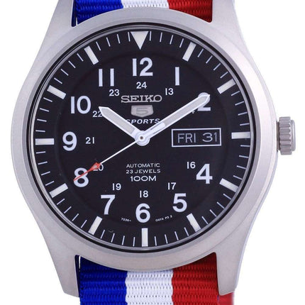 Seiko 5 Sports Automatic Polyester SNZG15K1-var-NATO25 100M Reloj para hombre