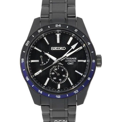 Seiko Presage Sharp Edged Series ZERO HALLIBURTON Edición limitada Esfera negra Automático SPB271 SPB271J1 SPB271J 100M Reloj pa