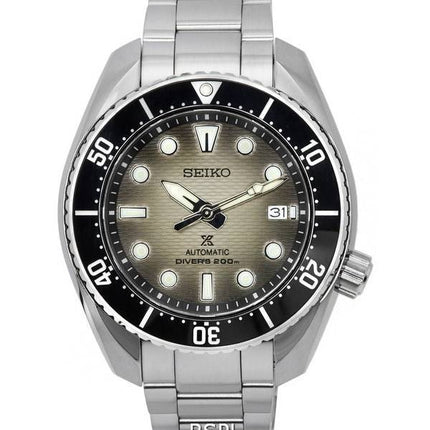 Seiko Prospex Sea King Sumo Gris oscuro Gradación Dial Automático Diver's SPB323 SPB323J1 SPB323J 200M Reloj para hombre