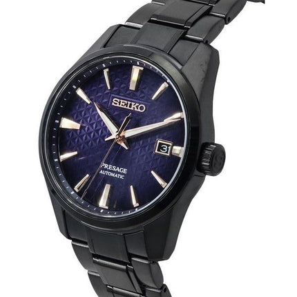 Seiko Presage Akebono Sharp Edged Series Edición limitada Esfera azul Automático SPB363J1 100M Reloj para hombre